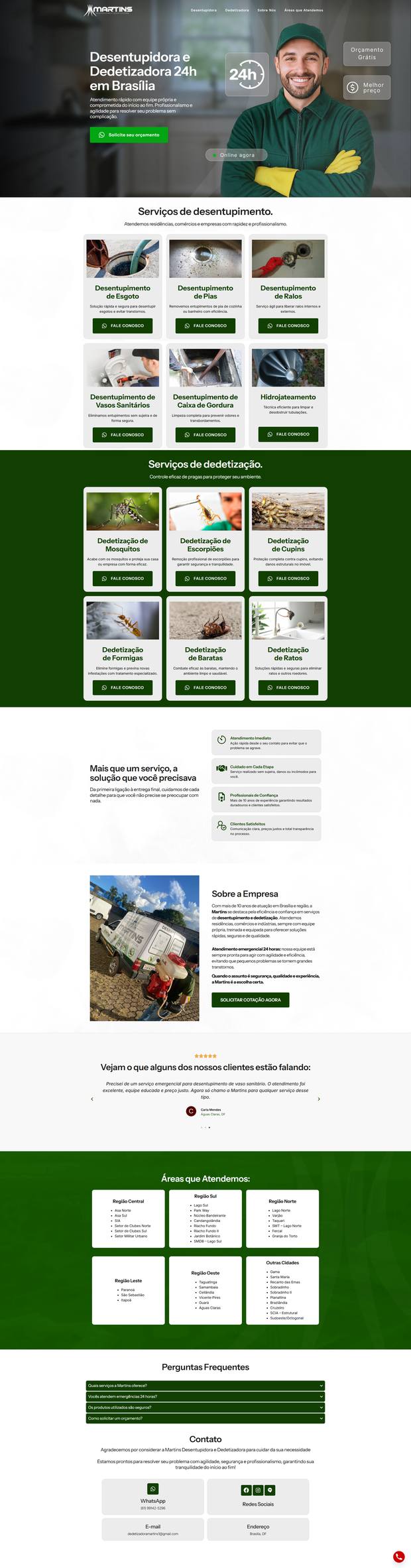 Site para dedetizadora